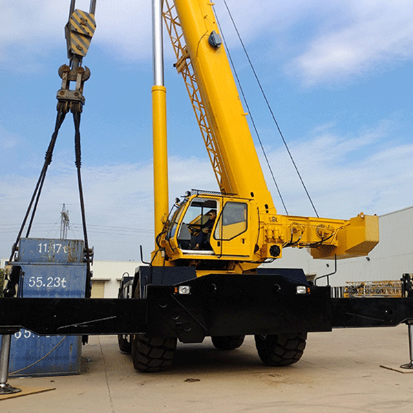 130 ton heavy rough terrain mobile crane-2