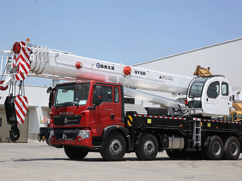 50 Ton Mounted Truck Crane-1