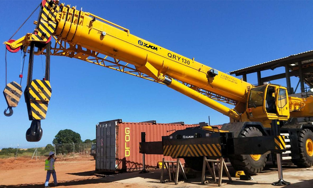 130 ton rough terrain crane in Mozambique