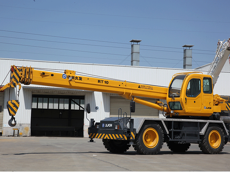 10 ton mobile rough terrain crane-2